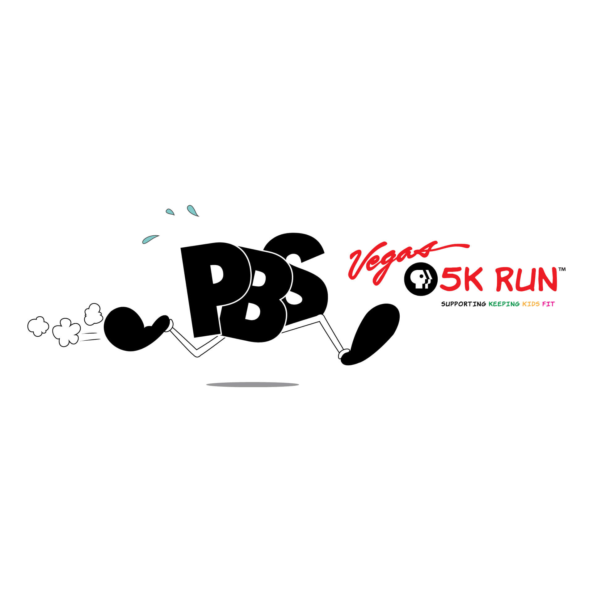 Dom1ne Visuals - Logo Design: Vegas PBS 5K Run
