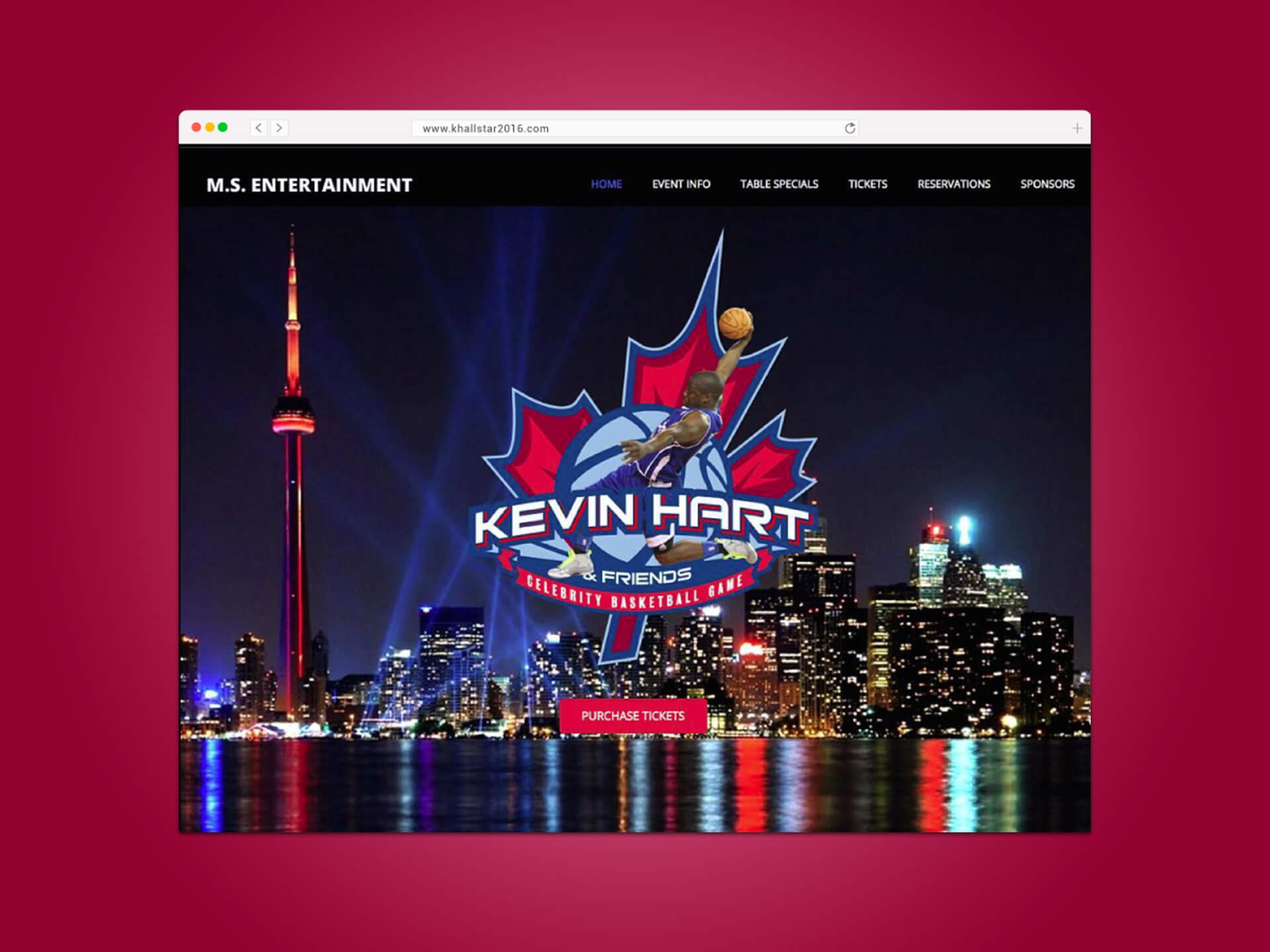 Kevin Hart All-Star Weekend Official NBA After-party Homepage